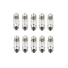 Lot 10 ampoules Pour C10W 12V 10W