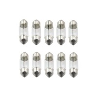 Lot 10 ampoules Pour C10W 12V 10W