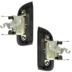 x2 Poignée de Porte extérieure Arrière Gauche+Droite chromé Pour 82607EA502