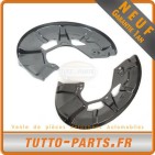 2 Protections Disque De Frein Avant Gauche + Droit Audi 80 90 Passat  321615311A