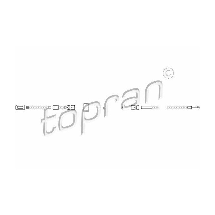 Câble de frein à main VW LT 2D A9014202185 9014202185 2D0609701A