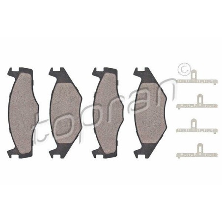 kit de plaquettes de frein avant Cordoba Ibiza Golf Jetta Passat Polo 191698151G