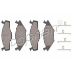 kit de plaquettes de frein avant Cordoba Ibiza Toledo Golf Jetta Vento 1H0698151