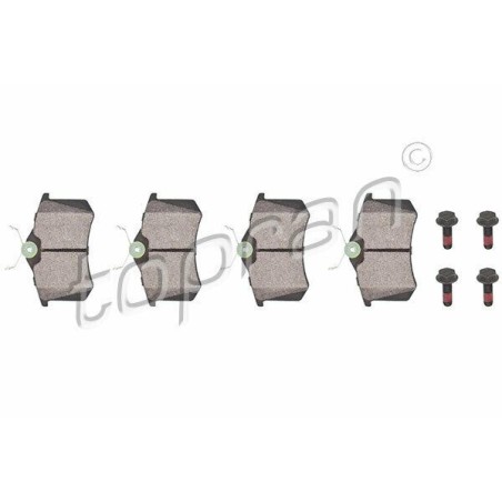 kit de plaquettes de frein arrière A4 A6 405 Clio Exeo Golf Jetta 1H0698451F