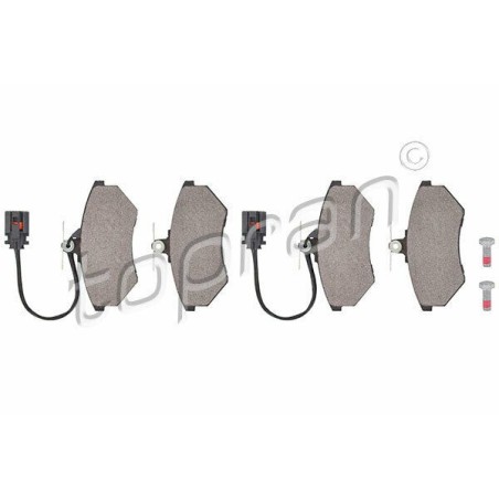 kit de plaquettes de frein avant VW Golf III Jetta III Vento 357698151C