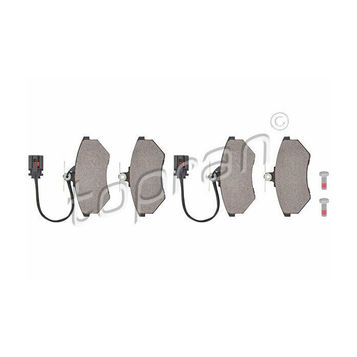 kit de plaquettes de frein avant VW Golf III Jetta III Vento 357698151C