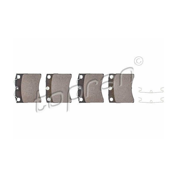 kit de plaquettes de frein avant VW T4 70 7D 01/96-06/03 09/90-12/95 701698151H