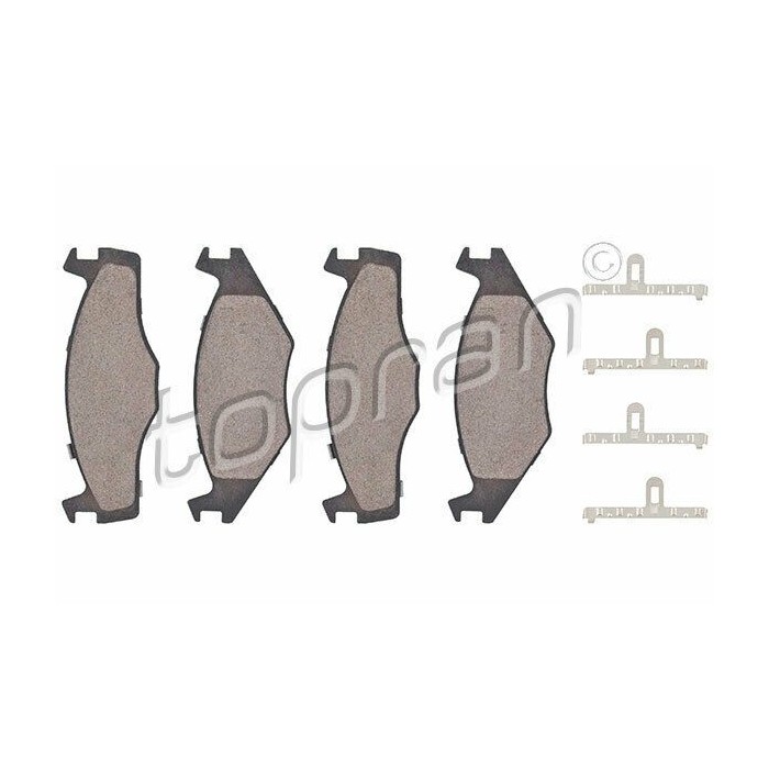 kit de plaquettes de frein avant SEAT Cordoba 6K2-C2 Ibiza 6K0 VW Polo 867698151