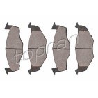kit de plaquettes de frein avant Cordoba Ibiza Toledo Golf Jetta Polo 1H0698151A