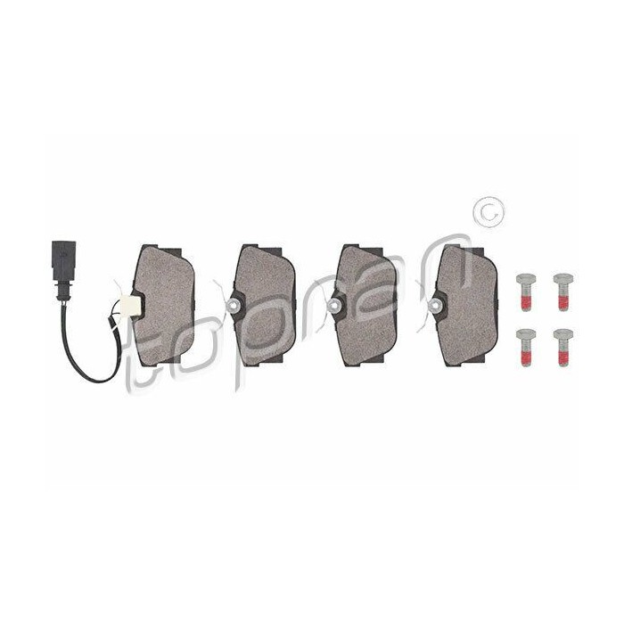 kit de plaquettes de frein arrière VW T4 7D 01/96-06/03 7D0698451C 701698451