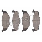kit de plaquettes de frein avant Cordoba Ibiza Toledo Golf Jetta Polo 1H0698151B