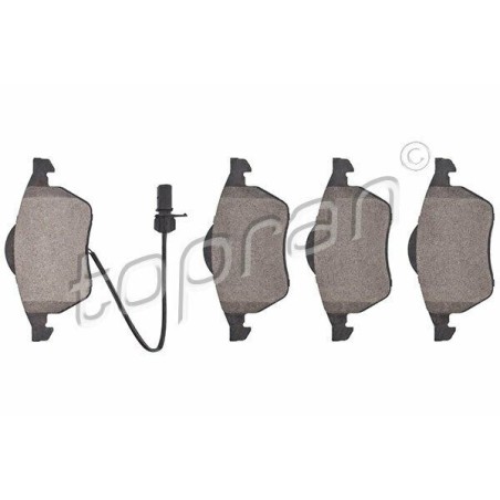 kit de plaquettes de frein avant Galaxy 2000 95 Alhambra Sharan 7M8 7M9 1133445