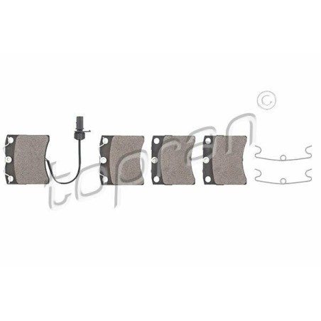 kit de plaquettes de frein avant VW T4 7D 01/96-06/03 7D0698151H 7D0698151C