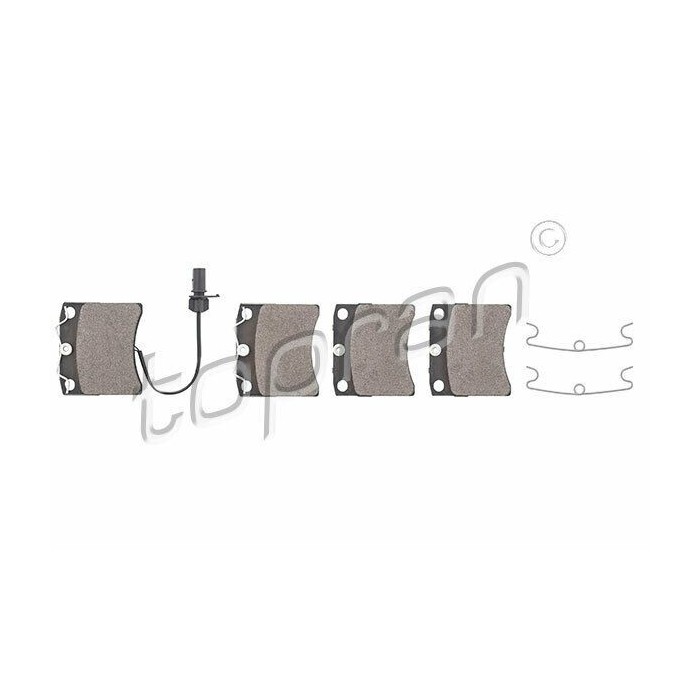kit de plaquettes de frein avant VW T4 7D 01/96-06/03 7D0698151H 7D0698151C