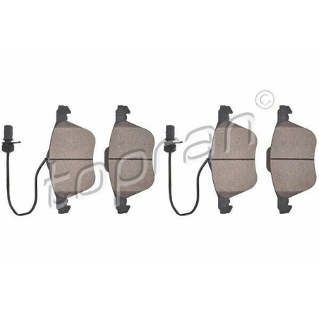 kit de plaquettes de frein avant SEAT Alhambra 7V8 VW Sharan 7M6 T4 7M3698151A