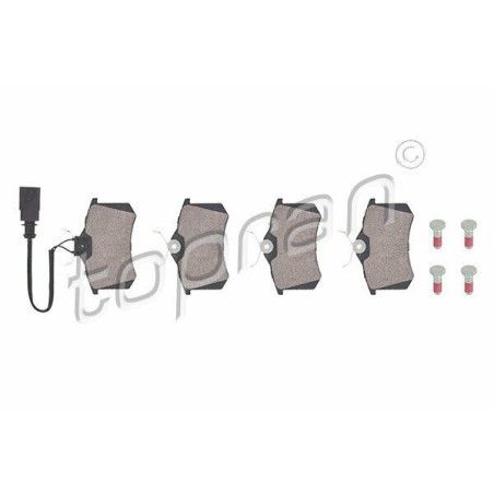 kit de plaquettes de frein arrière SEAT Alhambra 7V8 VW Sharan 7M6 7M3698451B