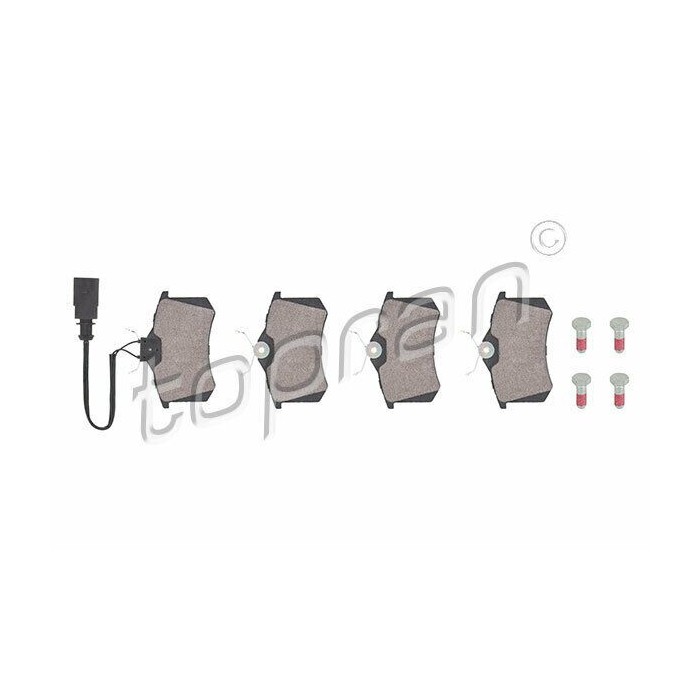 kit de plaquettes de frein arrière SEAT Alhambra 7V8 VW Sharan 7M6 7M3698451B