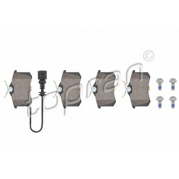 kit de plaquettes de frein arrière SEAT Ibiza 6L1 VW Polo 9N2 9N1 6Q0698451B