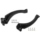 x2 Poignée de Porte intérieure Gauche+Droite Noire Cache Pour Bmw 3 51417230850