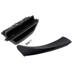 x2 Poignée de Porte intérieure Gauche+Droite Noire Cache Pour Bmw 3 51419150336
