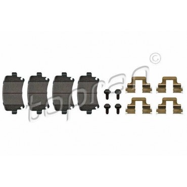 kit de plaquettes de frein arrière A3 TT Altea Octavia Yeti Caddy Eos 1K0698451K