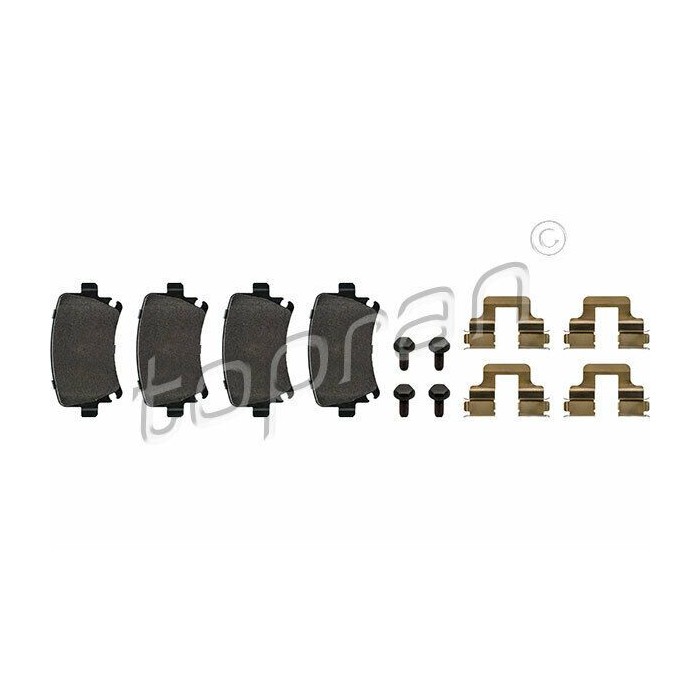 kit de plaquettes de frein arrière Audi A4 8ED 8EC A6 4F5 4F2 8E0698451J