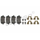 kit de plaquettes de frein arrière A3 TT Altea Octavia Yeti Caddy Eos 1K0698451K