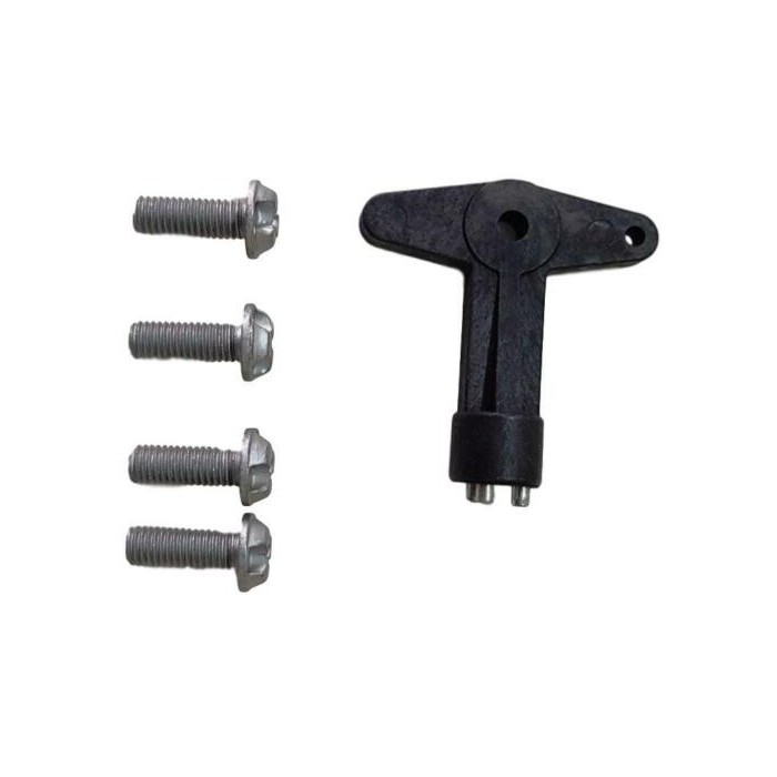 4 boulons + clé antivol Pour AGILA ASTRA TIGRA KADETT SENATOR ZAFIRA 7700422600
