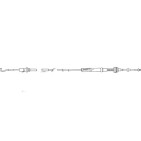 câble d'accélérateur Pour Seat Toledo I Vw Passat Jetta II Golf II 191721555