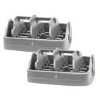 x2 Grille de Ventilation Aération Central gris Pour Renault Clio II 7701057730