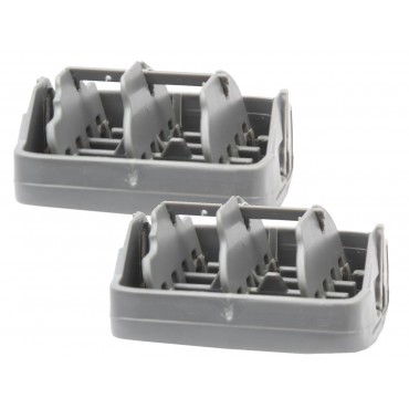 x2 Grille de Ventilation Aération Central gris Pour Renault Clio II 7701057730