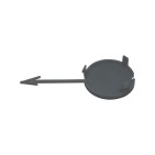 Cache de Remorquage Avant Œillet Bouchon Pour Ford Mondeo 7S7117A989BA