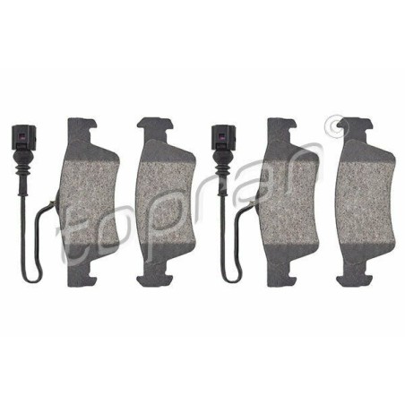kit de plaquettes de frein arrière VW T5 7H 7J 04/03-11/09 7H8698451