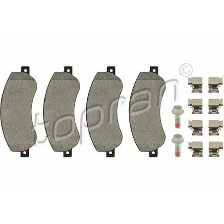 kit de plaquettes de frein avant VW Amarok 2HA 2HB 11/09- 2H0698151 2H0698151A