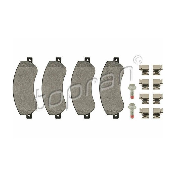 kit de plaquettes de frein avant VW Amarok 2HA 2HB 11/09- 2H0698151 2H0698151A