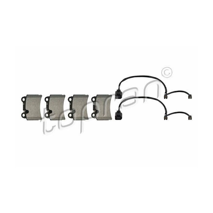 kit de plaquettes de frein arrière VW Touareg 7L6 7LA 11/02-11/06 7L6698451B