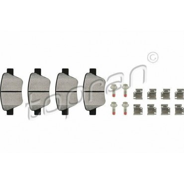 kit de plaquettes de frein arrière A1 A3 Altea Leon Yeti Beetle Caddy 5K0698451C