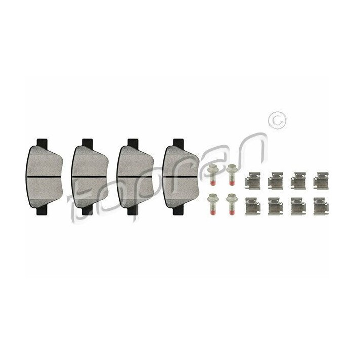 kit de plaquettes de frein arrière A1 A3 Altea Leon Yeti Beetle Caddy 5K0698451C