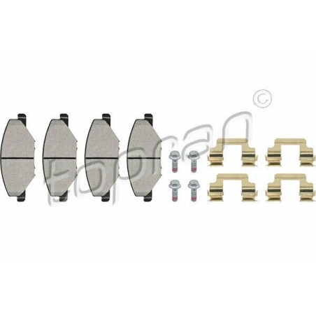 kit de plaquettes de frein avant SKODA Fabia Rapid VW Polo 6RU698151 6RU698151A