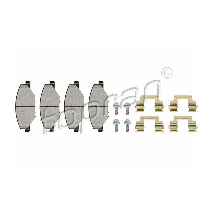 kit de plaquettes de frein avant SKODA Fabia Rapid VW Polo 6RU698151 6RU698151A