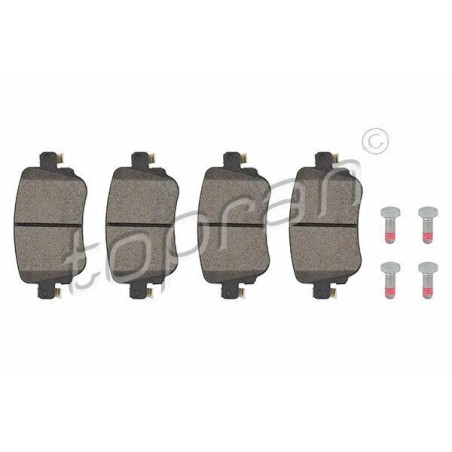 kit de plaquettes de frein arrière Audi A1 Q3 Alhambra Octavia Sharan 7N0698451A