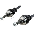 x2 Cardan Arbre de Transmission Gauche+Droit Pour Citroën C4 2.0 HDi 9657555580