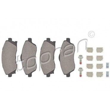 kit de plaquettes de frein avant OPEL VAUXHALL Combo C Corsa C Meriva A 09200108