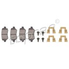 kit de plaquettes de frein arrière OPEL VAUXHALL Astra Combo Meriva 93179164