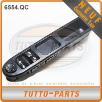 Bouton Lève Vitre Electrique Peugeot 207 Citroen C3 Picasso - 6554.QC