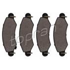 kit de plaquettes de frein avant OPEL VAUXHALL Agila A à parti 2000-2007 9214835