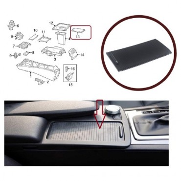 Couvercle Console Centrale Store Pour Mercedes Classe C E Glk A20468076079051