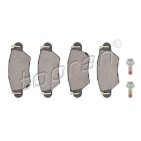 kit de plaquettes de frein arrière OPEL VAUXHALL Astra G Zafira A 09195145