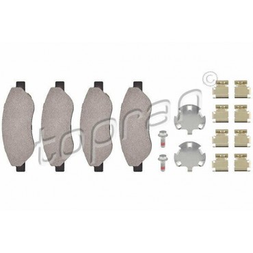 kit de plaquettes de frein avant OPEL VAUXHALL Corsa D 2007-2014 93189822