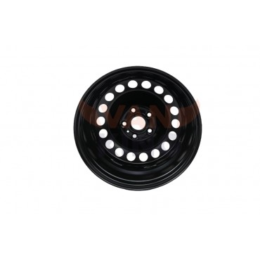Jante Tole Acier Noir 6.5JX16" ET48 5X112 CH57 N720KG Pour Vw Caddy II 2K3601027